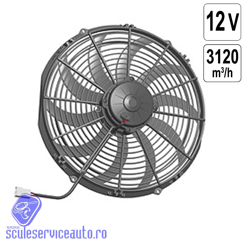 Ventilator Axial 12V - 3120 M3/h - Suflare - 31145166-SPAL Ventilator Axial 12V - 3120 M3/h - Suflare - 31145166-SPAL