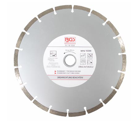 Disc Diamantat 230mm - Segmentat - 3934-BGS