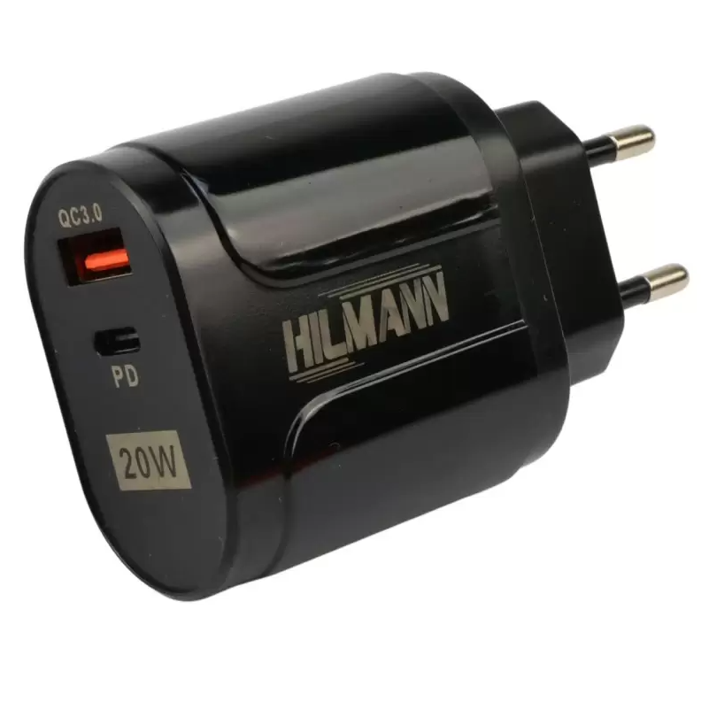 Incarcator rapid HILMANN 20W USB-A si USB-C - HL4212