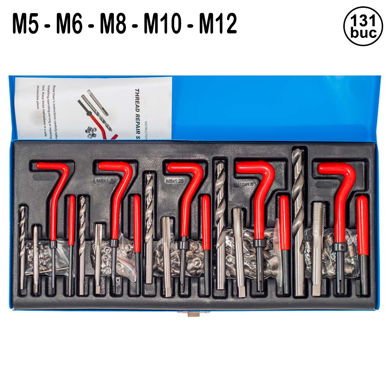 Kit de Reparatie Filet M 5 - M12 - 131 buc - MK6124-MK