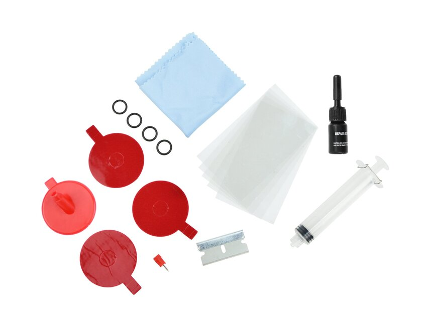 Kit pentru reparare parbriz 14 piese Geko G02461