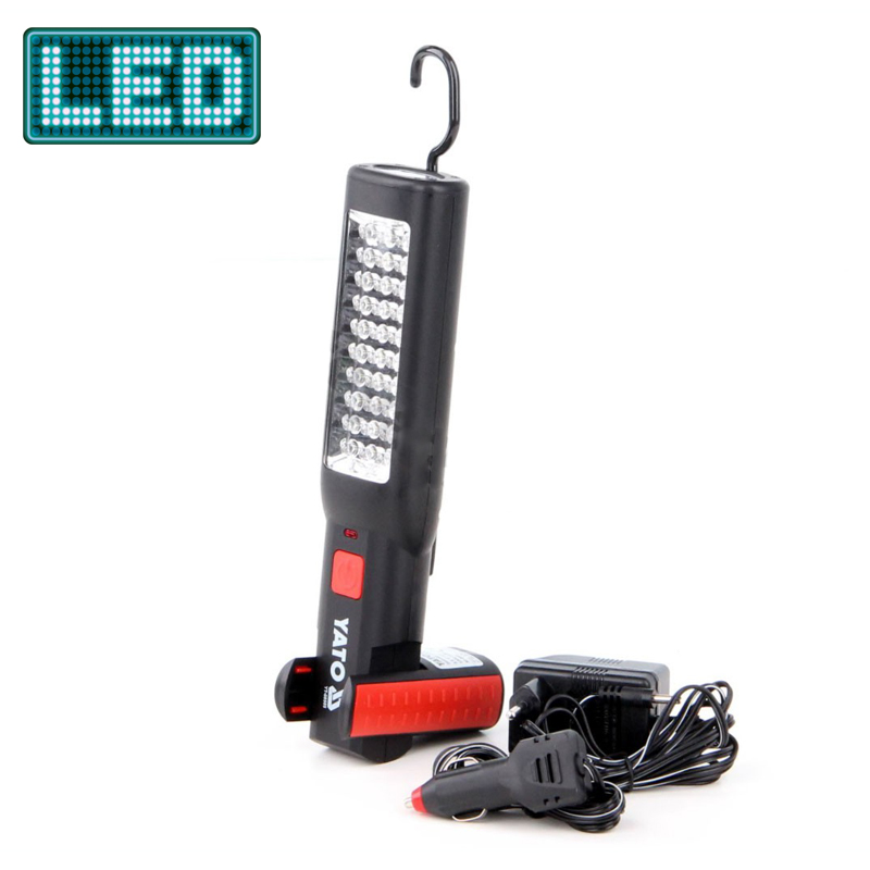 Lampa de Lucru cu 30 + 7 LED - Reincarcarcabil 12 V si 220 V - YT-08505 Lampa de Lucru cu 30 + 7 LED - Reincarcarcabil 12 V si 220 V - YT-08505