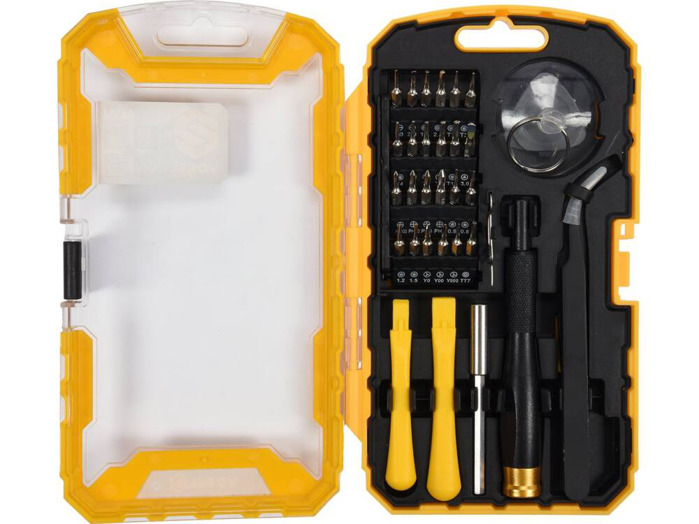 Set surubelnite pentru reparare telefon mobil, 32 piese - 64384