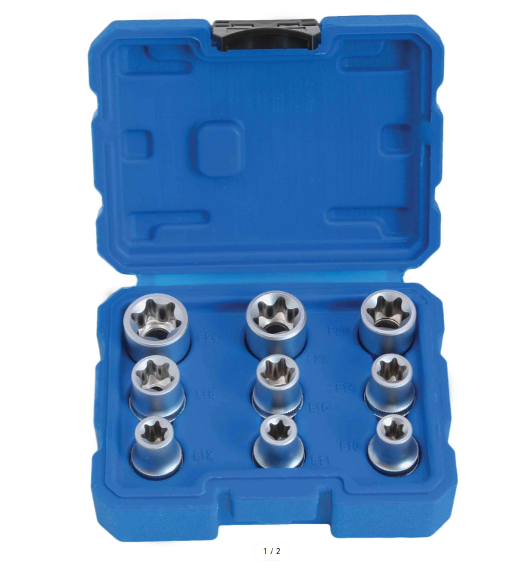 Set tubulare torx profil E 1/2 - 2604-GB