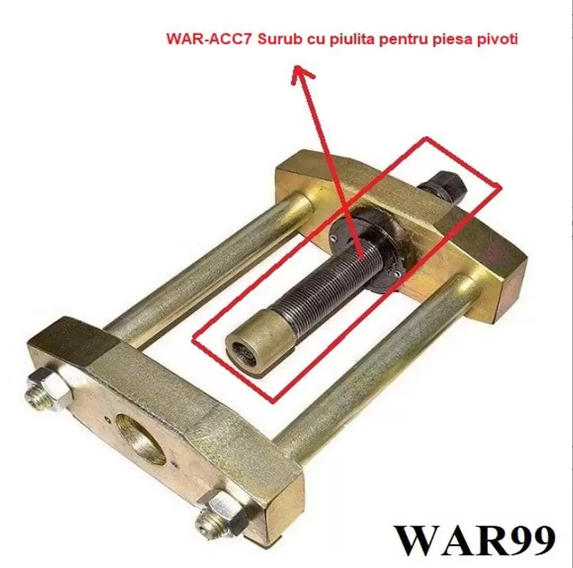 Surub cu piulita pentru presa pivoti - WAR-ACC7