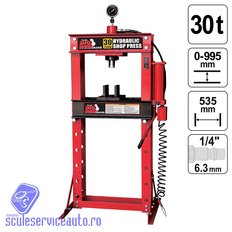 Presa Hidro Pneumatica 30 T - Ty30002-mk Presa Hidro Pneumatica 30 T - Ty30002-mk
