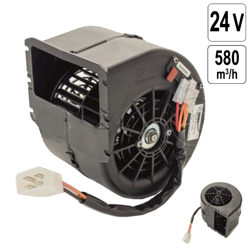 Ventilator-Centrifugal 24V -  580 m3/h - 3 Viteze - 31145519