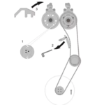 -Blocaj Fixare Distributie BMW / OPEL / LAND ROVER - M47 / M57 - 1.40 Kg - ST3009-SA