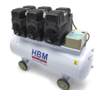 150 litri - Compresor de Aer cu 6 cilindri - PROFESIONAL - 220V - 3900W - 10 bar - 600 l/min - 128 Kg - 9725-HBM-GB