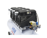 200 litri - Compresor de Aer cu 4 cilindri - PROFESIONAL SILENTIOS - 220V - 3000W - 10 bar - 400 l/min - 98 Kg - 9097-HBM-GB