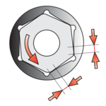 Cheie tubulara hexagonala 3/4''X19mm - YT-1301