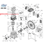 CHIULOASA CU SUPAPE CAP COMPRESOR AB 998 - FI-1124230129