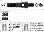 Cleste pentru piulite nituibile M3-M12 - YT-36127