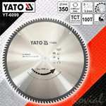 Disc Circular wolfram pentru aluminiu 350x30x3.2 mm cu 100 Dinti - YT-6099