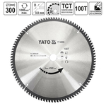 Disc Circular wolfram pentru aluminiu 350x30x3.2 mm cu 100 Dinti - YT-6099