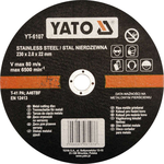 DISC TAIAT METAL/INOX 230X2X22MM, YATO YT-6107