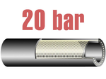 6 x 12mm - Furtun Aer Comprimat din Cauciuc - 20 bar - pentru Gaz/Sudura/Sablare - PN-6X12-SA
