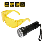 Kit Lanterna Led UV + Ochelari - 82756-VR