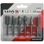 Set freze pentru metal HSS 6 buc - YT-61711