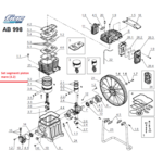 SET SEGMENTI PISTON MARE CAP COMPRESOR AB 998 - FI-1124080089