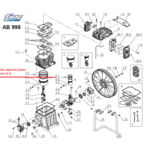 SET SEGMENTI PISTON MIC CAP COMPRESOR AB 998 - FI-1124080027