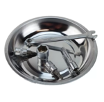 150 x 40 mm - Tava Magnetica Rotunda - din INOX - 350 gram - ST3108-SA