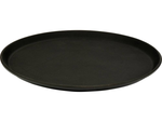 Tava servire rotunda, neagra, 405mm - YG-02080