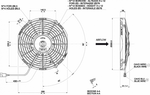 Ventilator AXIAL 12V - 1350 m3/h - ASPIRARE - 31145110