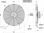 Ventilator AXIAL 12V - 2900 m3/h - ASPIRARE - 31145054