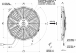 Ventilator AXIAL 24V - 1800 m3/h - ASPIRARE - 31145114