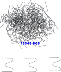 -Set Cleme reparatie Plastic colturi Exterioare - 0,6 mm - 100 buc - (pt. 74347-BGS) - 73348-BGS