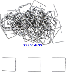 -Set Cleme reparatie Plastic zonelor Plate - 0,8 mm - 100 buc - (pt. 74347-BGS) - 73351-BGS