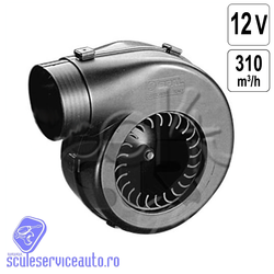 Ventilator Centrifugal 12V - 310 m3 / h - 1 Viteza - 31145525 / 001-A07-01S