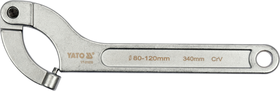 Cheie cu carlig pin rotund 80 - 120 mm - YT-01678
