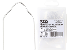 Cleme reparatie , Forma V , 0,6 mm , 100 piese - 873-8-BGS