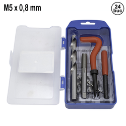Kit de Reparatie Filet M5 x 0,8 mm - 24 buc - QS14187A