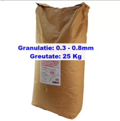 Nisip pentru Sablare in Sac de 25 Kg (Granulatia: 0,4 - 0,8 mm)
