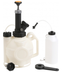 Pompa/Aparat pentru aerisit si schimbat lichidul de frana 4 litri + 1L recipient aspirare Quatros QS70142-MT